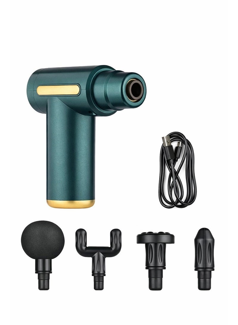 O2. Mini Massage Gun Percussion Deep Tissues Muscle Massager Gun With 6 Speeds Massage Device Super Quiet Portable Electric Handheld Body Massager For Back Neck Pain Relief - Image 2